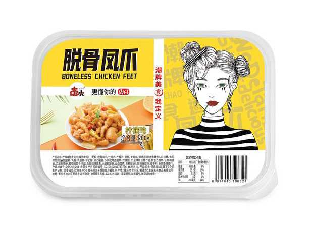 泡椒鳳爪保鮮盒包裝機：鎖住美味，保鮮每一刻
